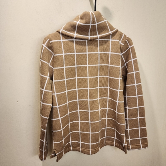 J. CREW cowl Neck Tan Sweater Size S - Picture 6 of 14